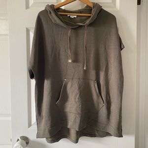 Calvin Klein Military Green oversized Short Sleeved Top